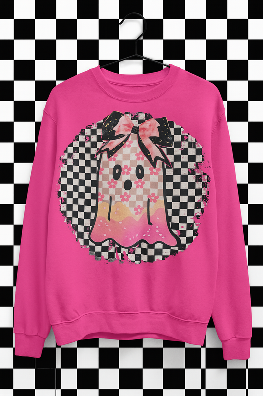 Ghosty Flower Checkered