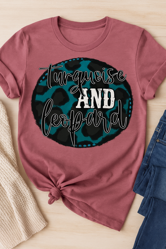 Turquoise & Leopard