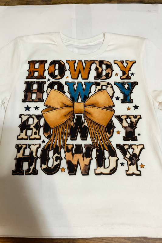 Cow Print Howdy