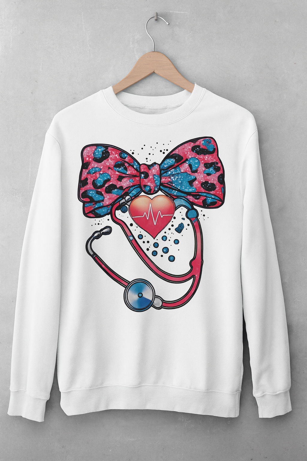 Pink Leopard Stethoscope