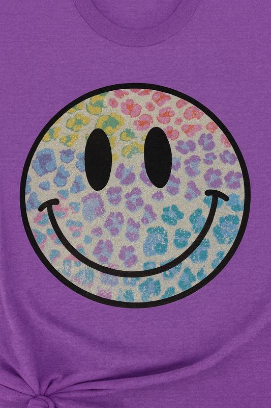 Multicolored Leopard Smiley
