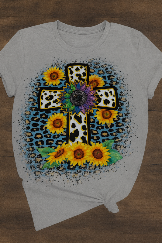 Sunflower Cross